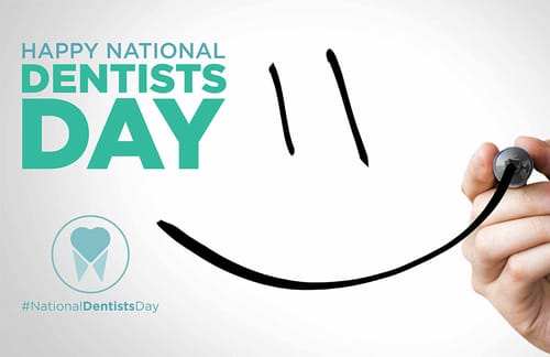 national dentists day sign